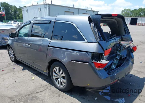 2014 Honda Odyssey Ex from USA, damaged, VIN 5FNRL5H48EB081535